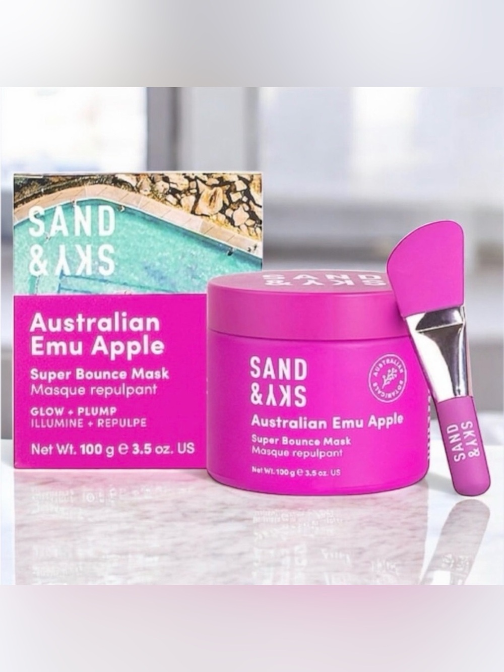 Sand & Sky Australian Emu Apple Super Bounce Mask ****3.5oz****NIB